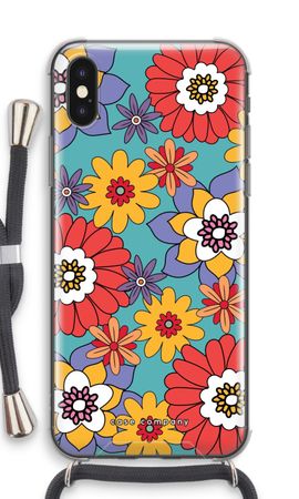 Retro Flowers - Blue