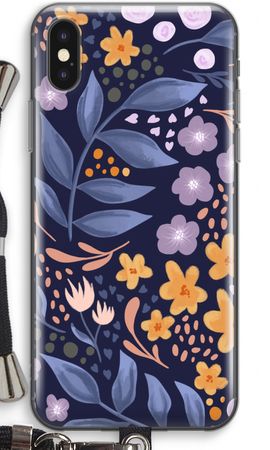 Flowers with blue leaves