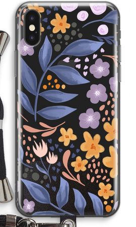 Flowers with blue leaves