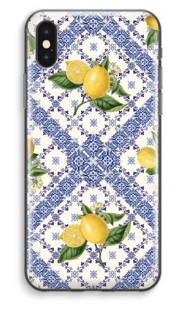 Blue tiles and lemons