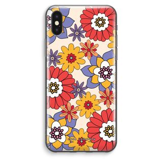 Retro bloemen - Geel