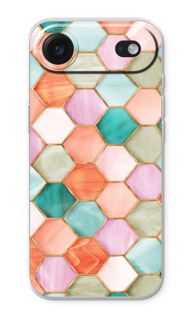 Hexagons in stained glass