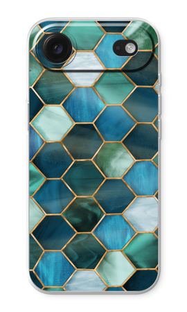 Hexagons in stained glass