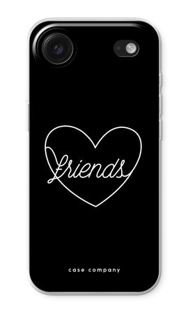 Friends heart black