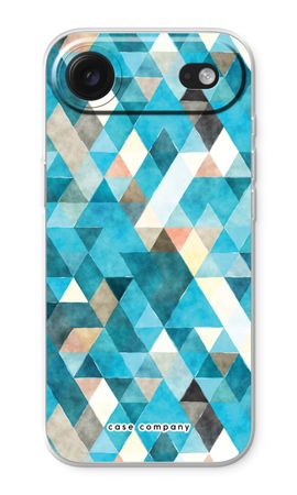 Coloured triangles blue