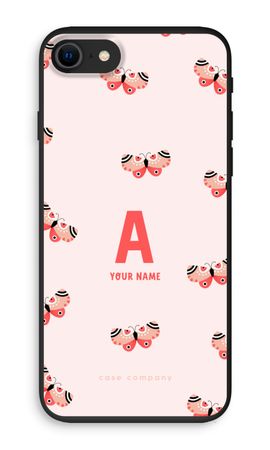 Rosy Butterflies Monogram
