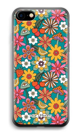 Retro Flowers N°2 - Blue