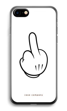 Middle finger white