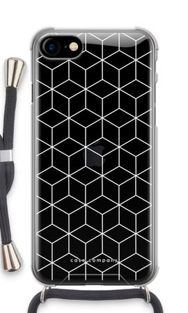 Cubes black and white