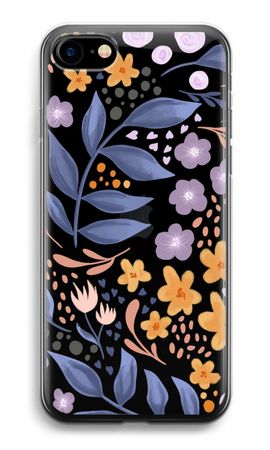 Flowers with blue leaves