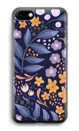 Flowers with blue leaves