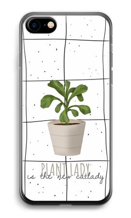 Houseplant on windowpane