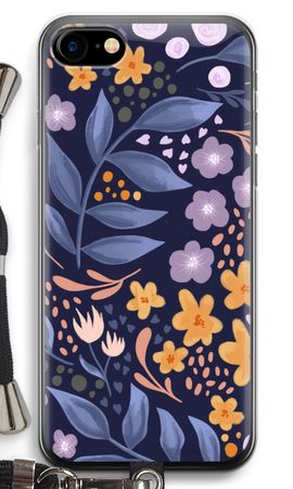 Flowers with blue leaves