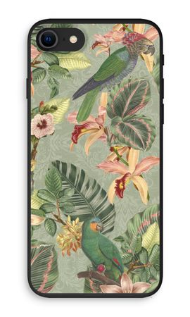 Tropical jungle parrot