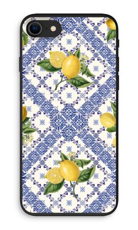 Blue tiles and lemons