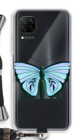 Blauer Schmetterling