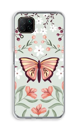 Butterfly in a floral world