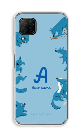 Playful Dogs Monogram