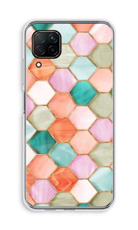 Hexagons in stained glass