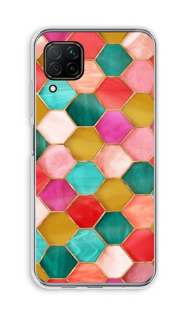 Hexagons in stained glass