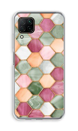 Hexagons in stained glass