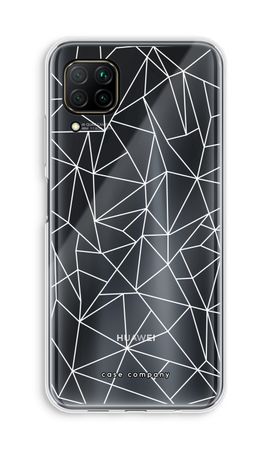 Geometric lines white