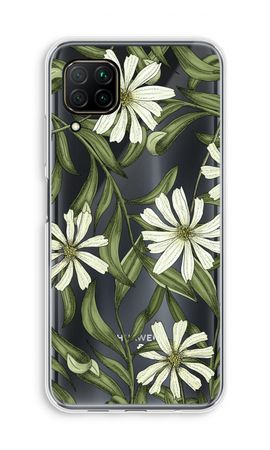 White flower pattern
