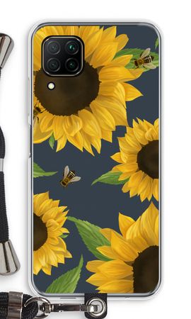 Sunflower and bees