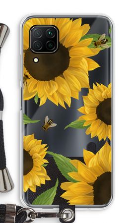 Sunflower and bees