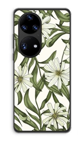 White flower pattern