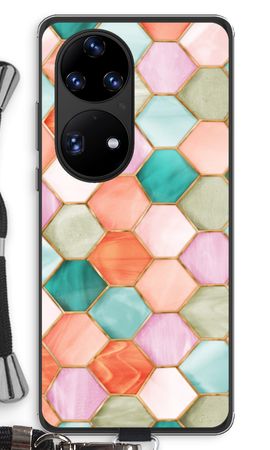 Hexagons in stained glass