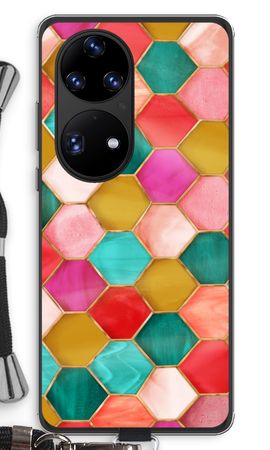 Hexagons in stained glass