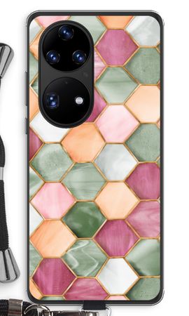 Hexagons in stained glass