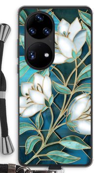 Fiori di vetro colorato blu