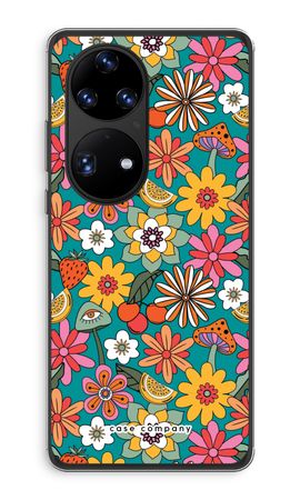 Retro Flowers N°2 - Blue