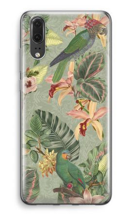 Tropical jungle parrot