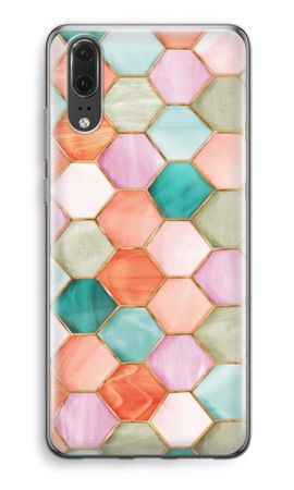 Hexagons in stained glass