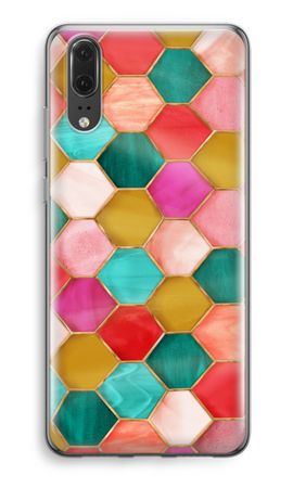 Hexagons in stained glass