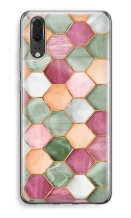 Hexagons in stained glass