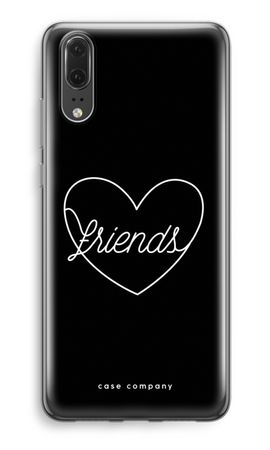 Friends heart black