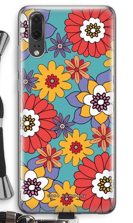 Retro Flowers - Blue