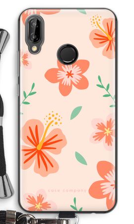 Tropical Pink Flowers