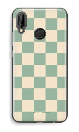 Checkered Mint, Huawei P20 Lite mykt deksel