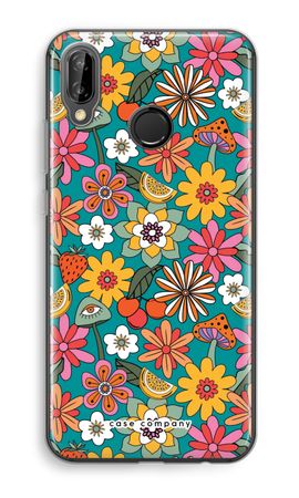 Retro Flowers N°2 - Blue