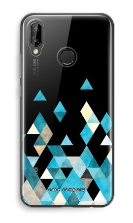 Coloured triangles blue