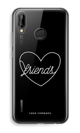 Friends heart pastel