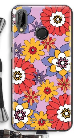 Retro Flowers - Purple