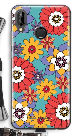 Retro Flowers - Blue
