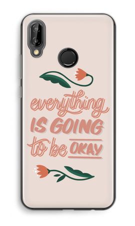 Optimistic flower girl