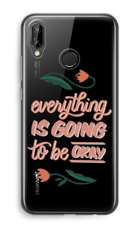 Optimistic flower girl